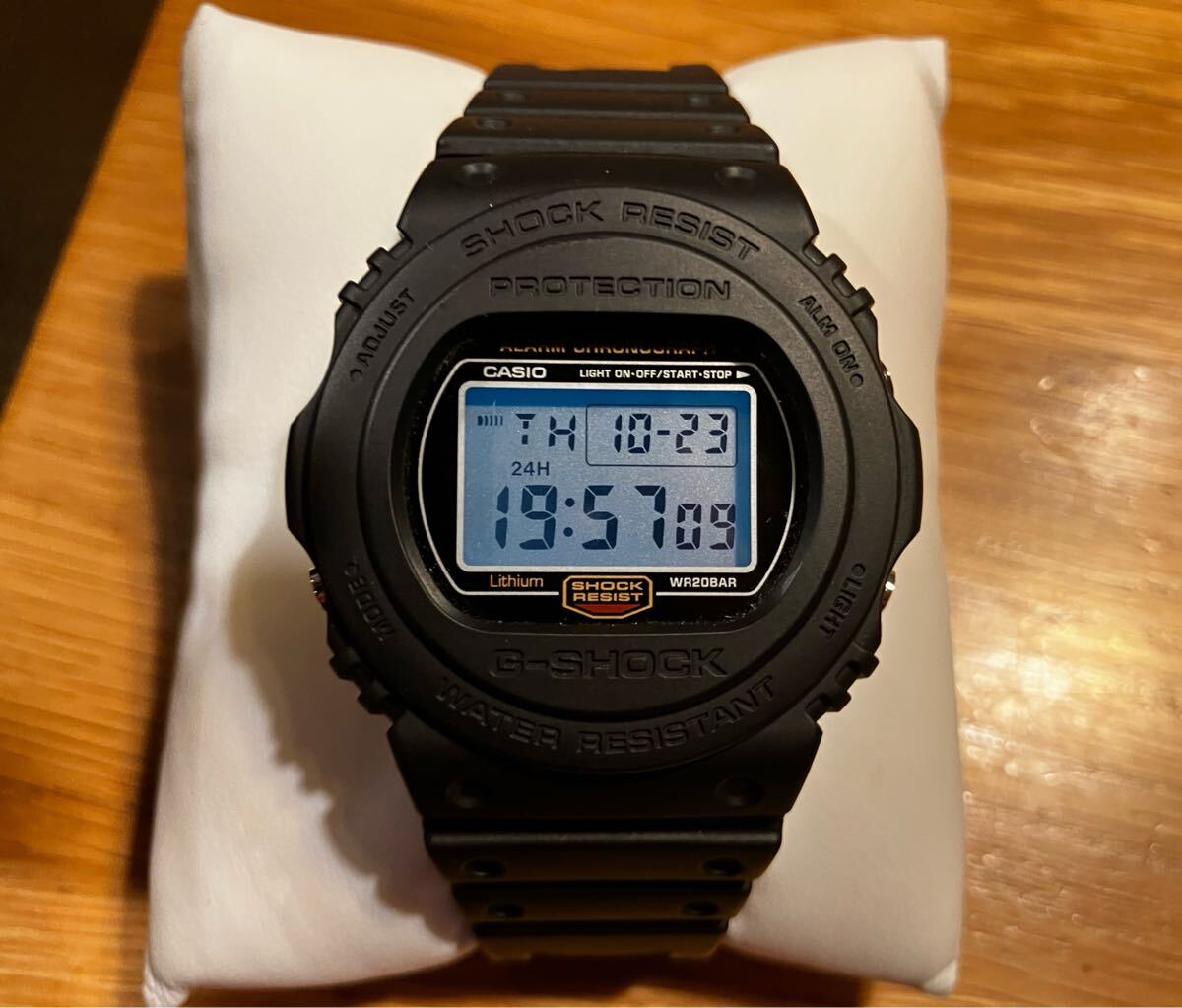 【スティングモデル・整備済・希少スクリューバック】CASIO G-SHOCK DW-5700 1545モジュール 電池&Oリング交換済 ベゼル新品 ライト正常拍卖