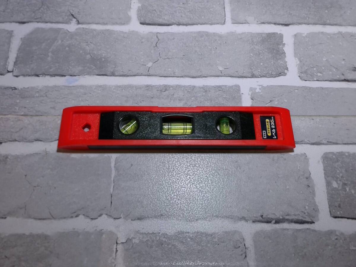 008 水準器 M&M マグネット付 レベル230mm拍卖