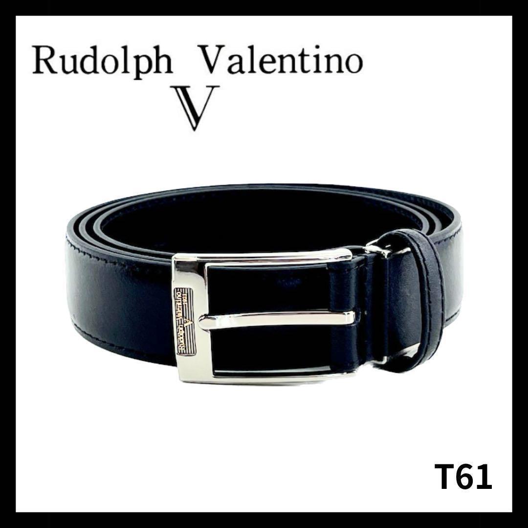 【B級品】 Rudolph Valentino ベルト レザー ブラック 本革メンズベルト ビジネス ギフト 紳士向け シンプル 高級感あり拍卖