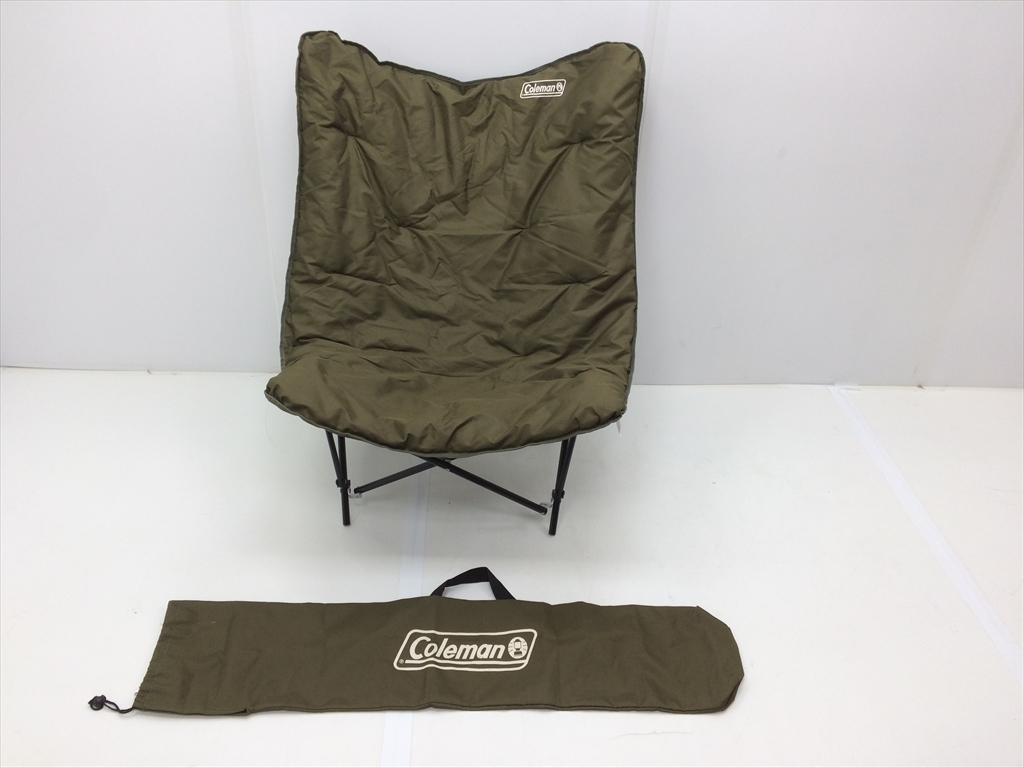 下松)Coleman コールマン ソファチェア オリーブ 2000037447 折り畳みチェア アウトドア キャンプ ◆★J251008R02A NK08A拍卖