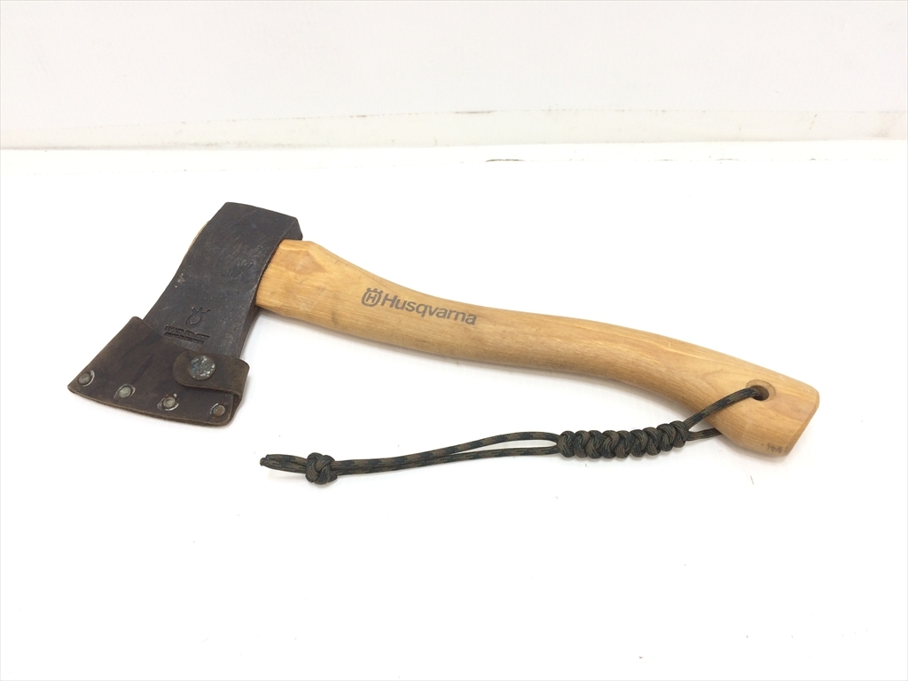 下松)Husqvarna ハスクバーナー 手斧 38cm スウェーデン製 サビ有り 現状品 アウトドア キャンプ 薪割り ◆★J250906R01A NJ06A拍卖
