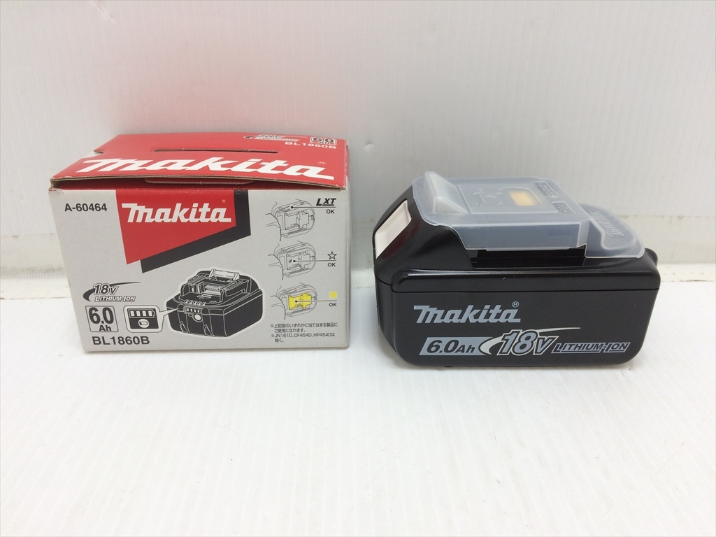 下松)makita マキタ 18Vリチウムイオンバッテリ BL1860B A-60464 18V 6.0Ah 純正品 未使用品 ◆★K251020R04A NK20A拍卖