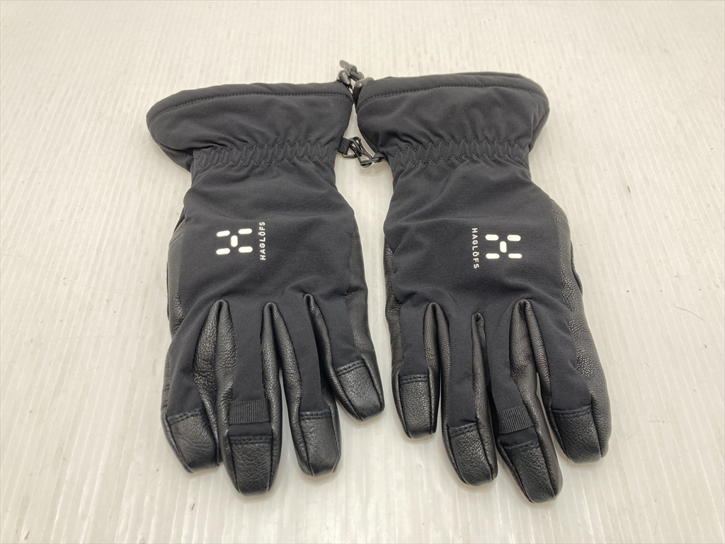 下松)HAGLOFS ホグロフス グローブ INCUS GLOVE 手袋 サイズ8 ブラック 黒 スキー ウィンタースポーツ ◆★J251026R02A NK26A拍卖