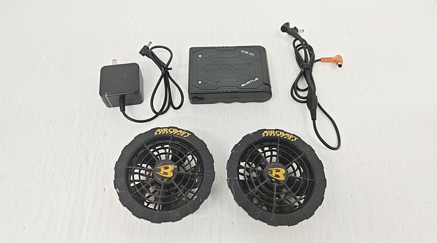 下松)バートル エアークラフト ファンバッテリーセット AC08 セラ製 中古 現状品 ▲★K251028N01B NK28B拍卖