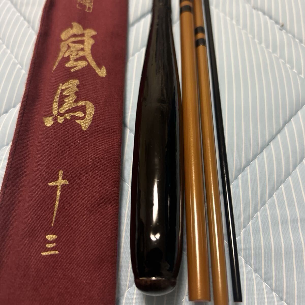 シマノ朱峰嵐馬13尺ヘラブナ竿 がまかつ ダイワへら出品中拍卖