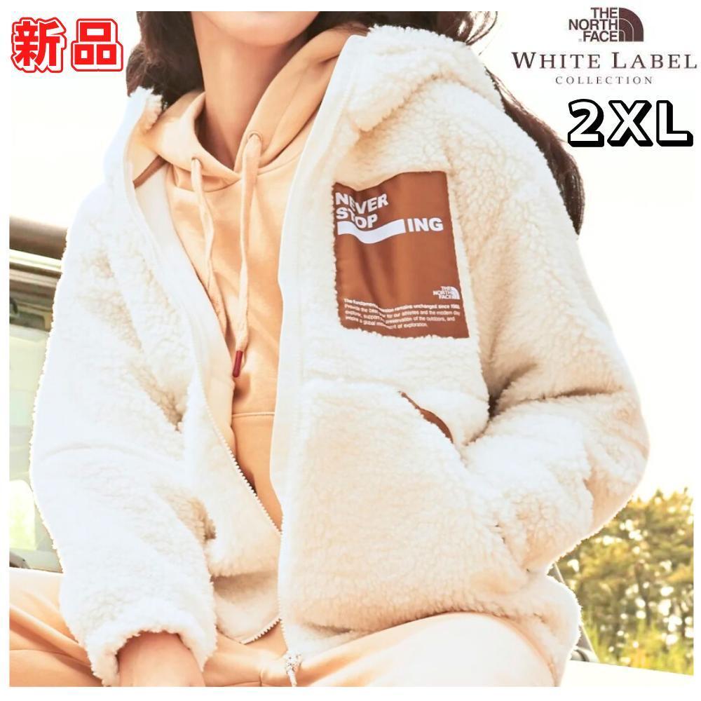 韓国限定 ノースフェイス フリース ボア ジャケット フード付き XXL 2XL拍卖