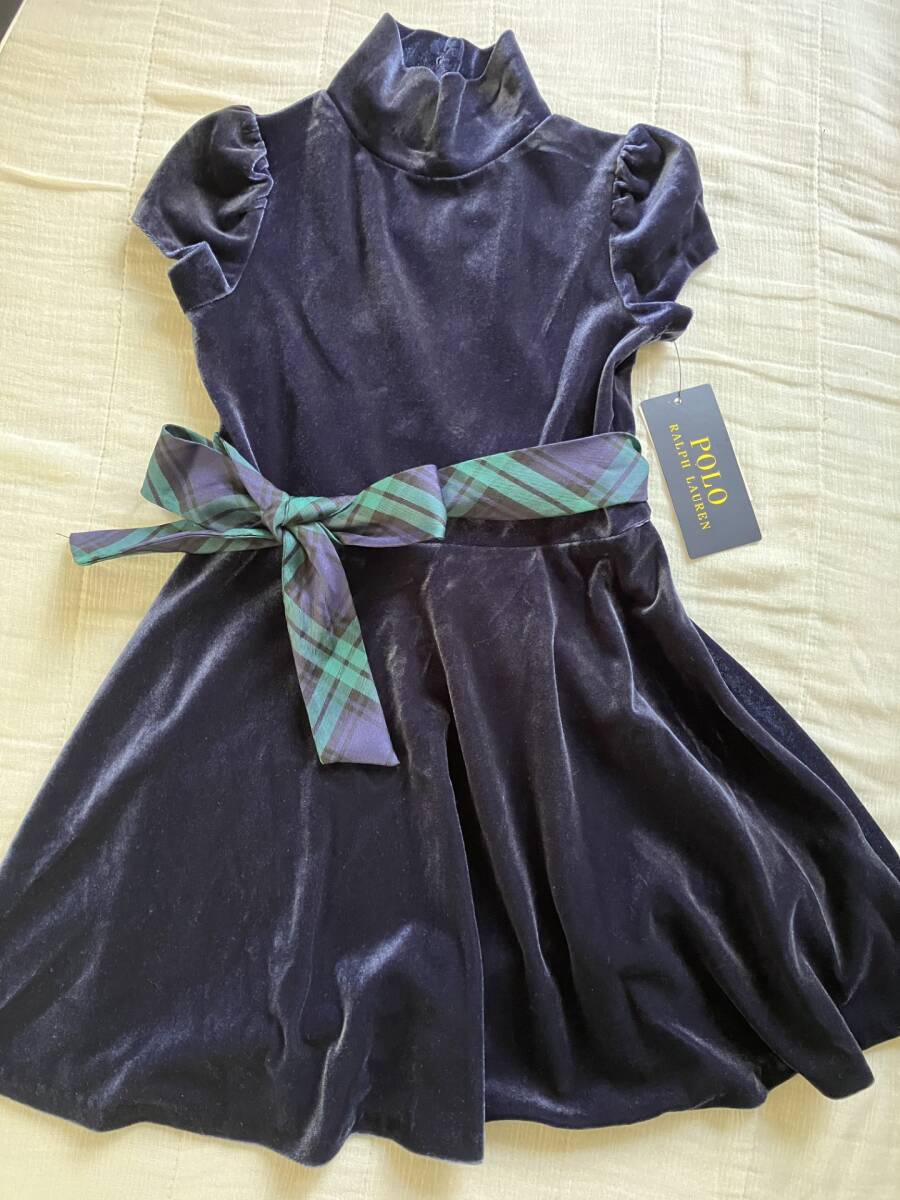 新品☆ラルフローレン 3歳 子供服 ドレス 発表会 パーティー フォーマル タグ付き アメリカ購入 未使用拍卖