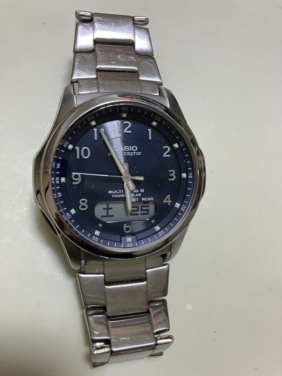 CASIO カシオ ウェーブセプター wave ceptor 電波ソーラー 中古 拍卖