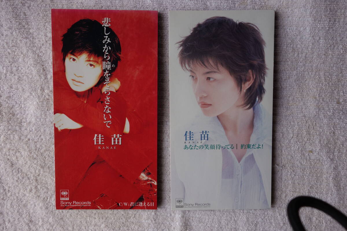 ★ 佳苗 (Kanae) 【悲しみから瞳をそらさないで】【あなたの笑顔待ってる】 8㎝シングル SCD 2枚拍卖