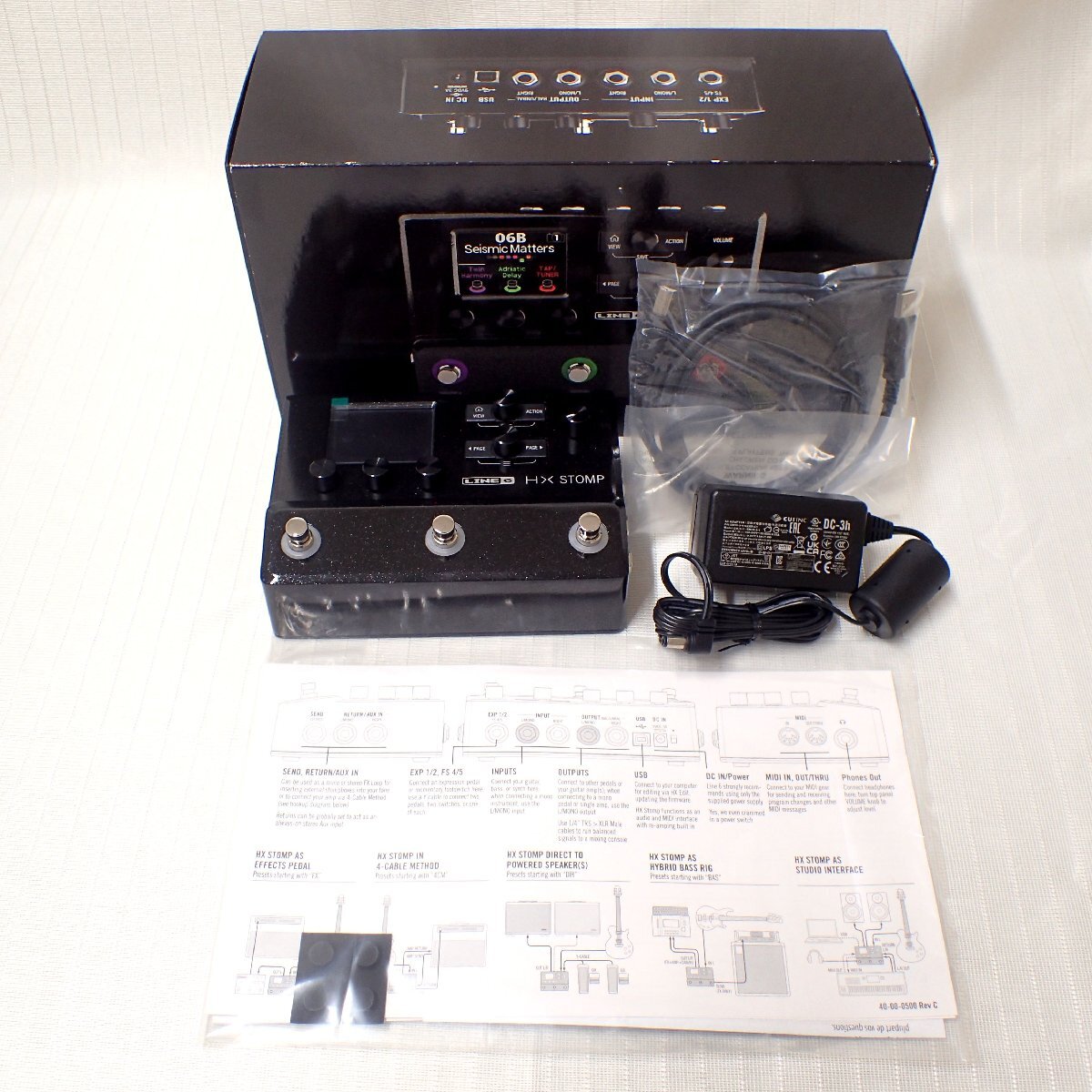 【吉村質店】【美品】ギター用マルチエフェクターLine 6 ( ライン6 ) / HX Stomp拍卖