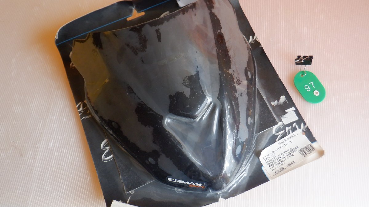 新品!MT-07☆2014~2015☆ERMAX☆スポーツスクリーン☆メーターバイザースクリーン☆スモークスクリーン拍卖