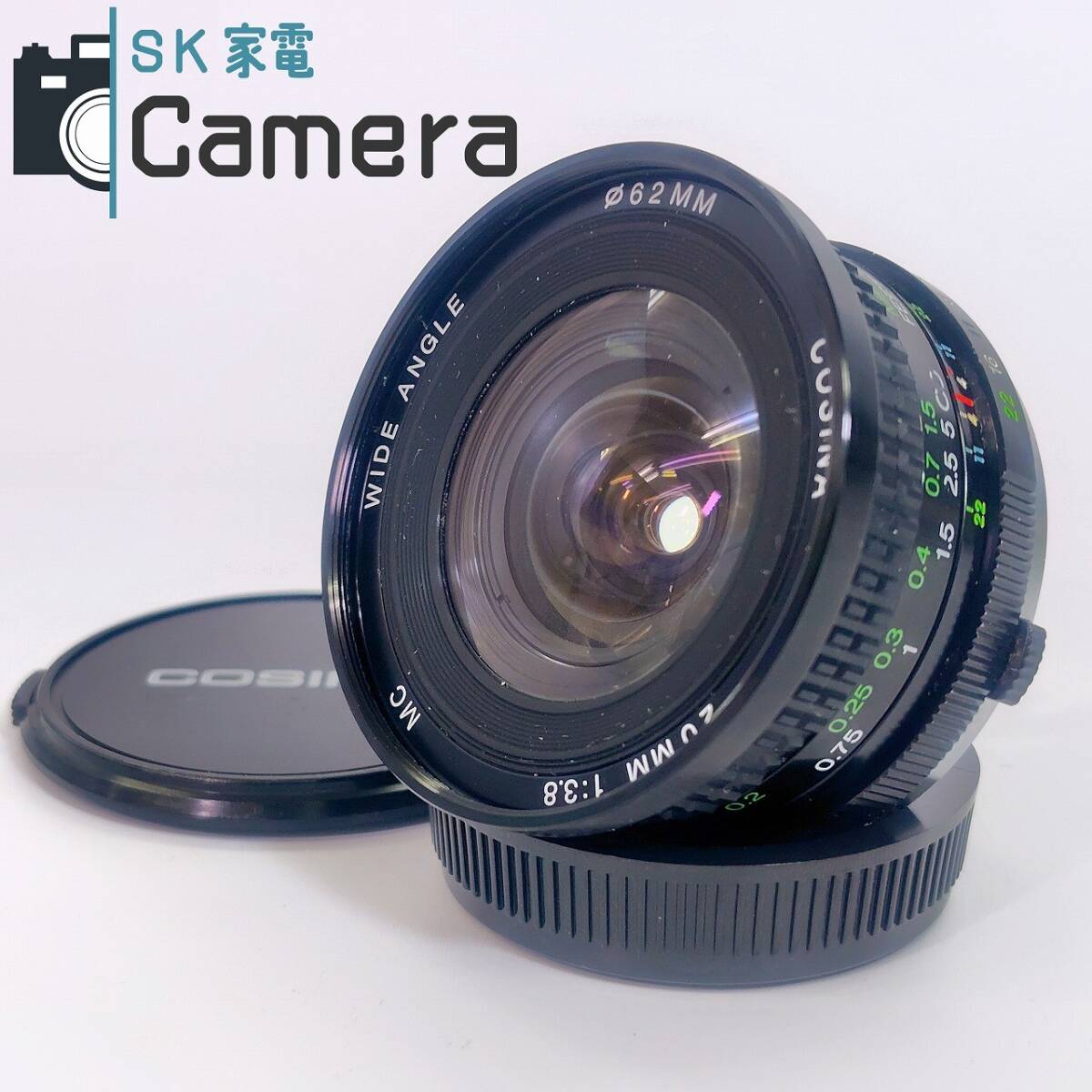 【中古】 COSINA MC WIDE ANGLE 20mm F3.8 オリンパスOM用 コシナ拍卖
