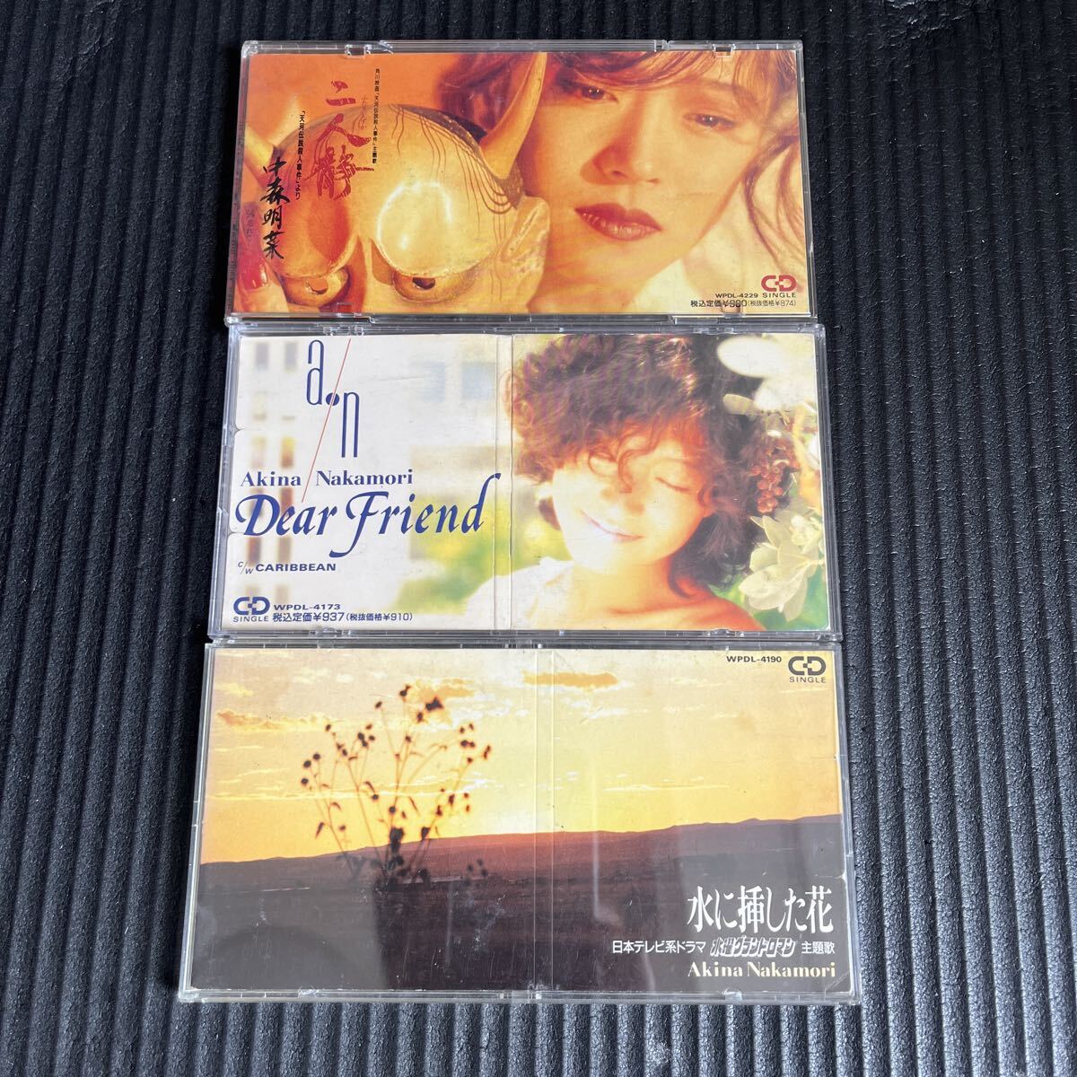 中森明菜 CD シングル3枚セット ジャンク品拍卖