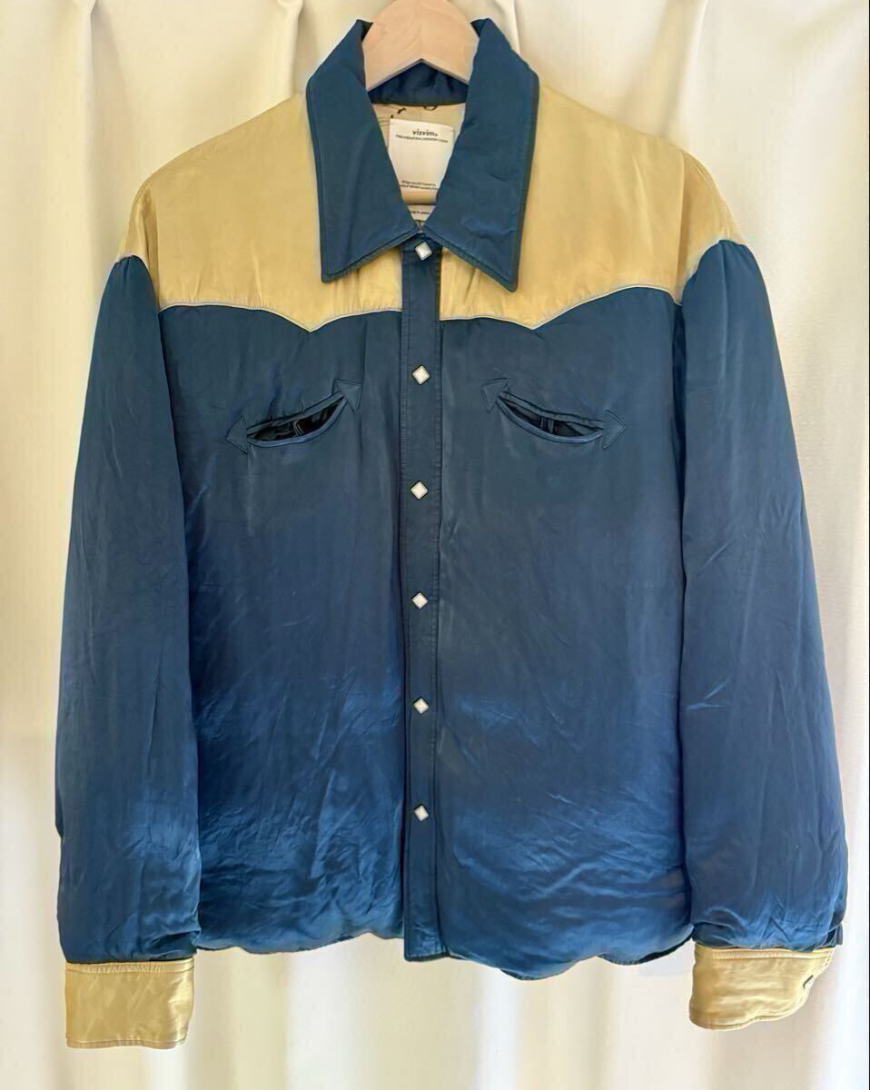 visvim LIGHT CLOUD DOWN JACKET ビズビム ヴィズビム ダウンジャケット サテン ネイビーアウター コート ブルゾン拍卖