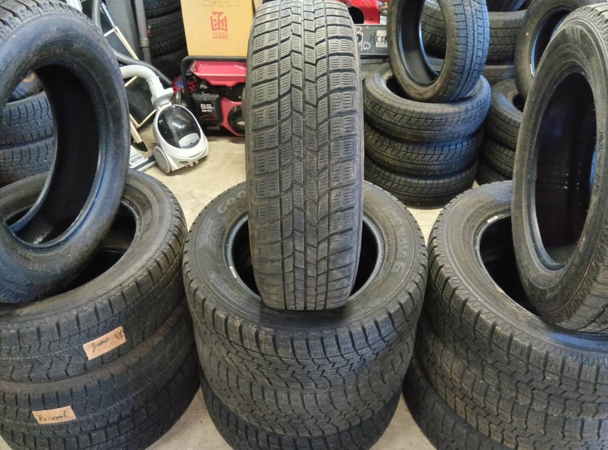 195/65R15 グッドイヤー アイスナビ6 7山 No.536拍卖