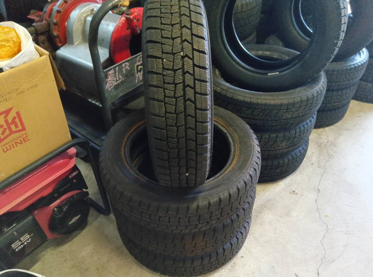 155/65R14 ダンロップ ウィンターマックス WM02 9山 No.613拍卖