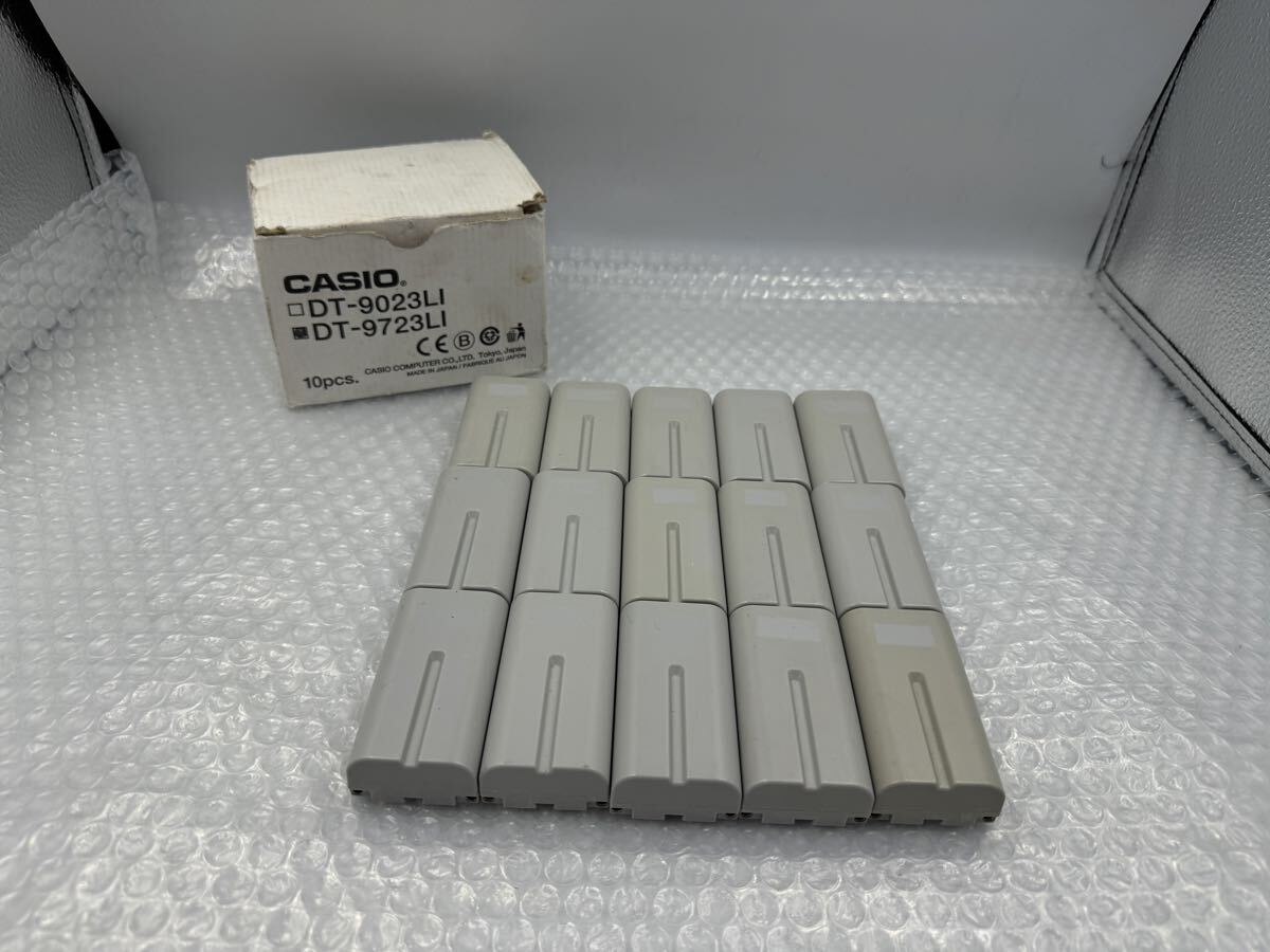 S4312) CASIO/カシオ DT-9723LI ハンディターミナル DTシリーズ用バッテリー (DT-9700M53、DT-9700M33、DT-9700M33ASK等) 15個セット拍卖