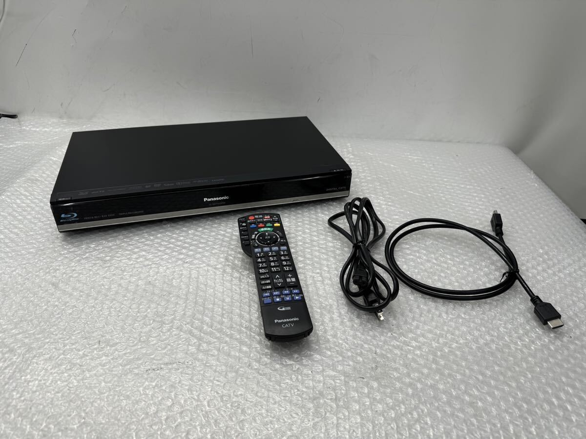 S4389) 中古 Panasonic HDD内蔵CATVデジタルセットトップボックス TZ-BDT920PW 1TB 動作確認拍卖