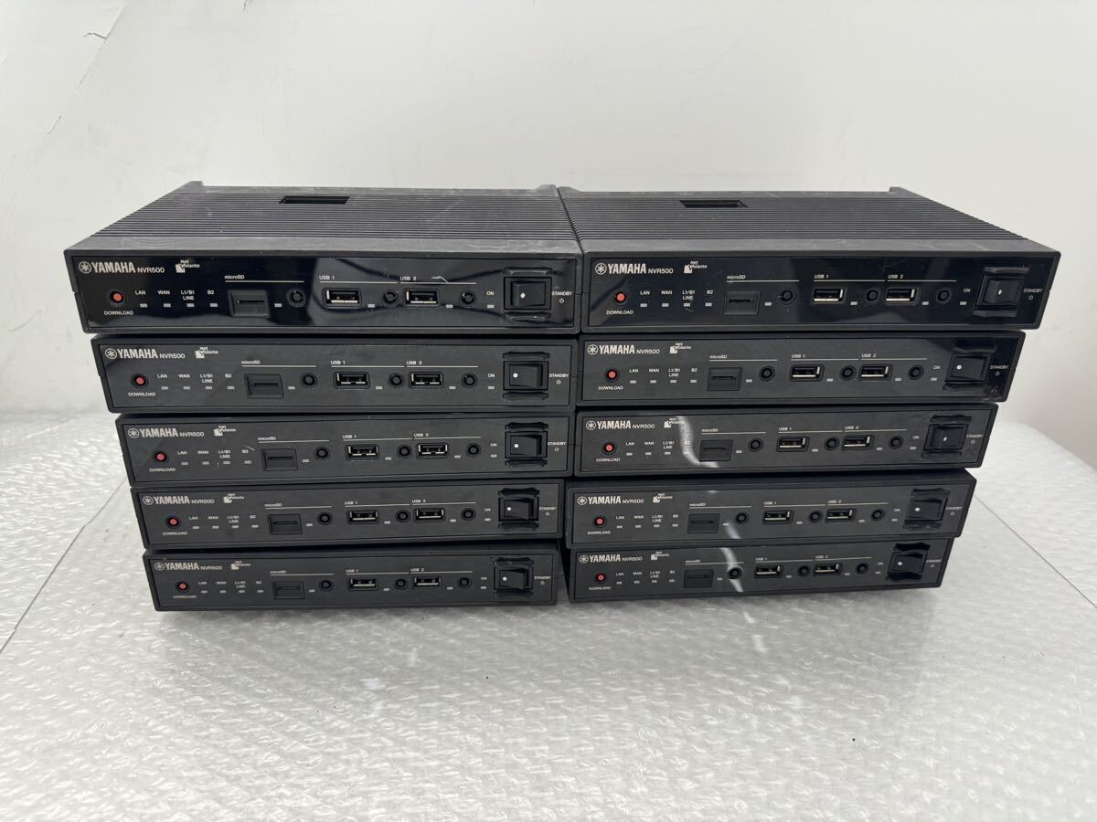 S4421) ヤマハ YAMAHA ブロードバンドVoIPルーター NVR500 10台セット(辛1)拍卖