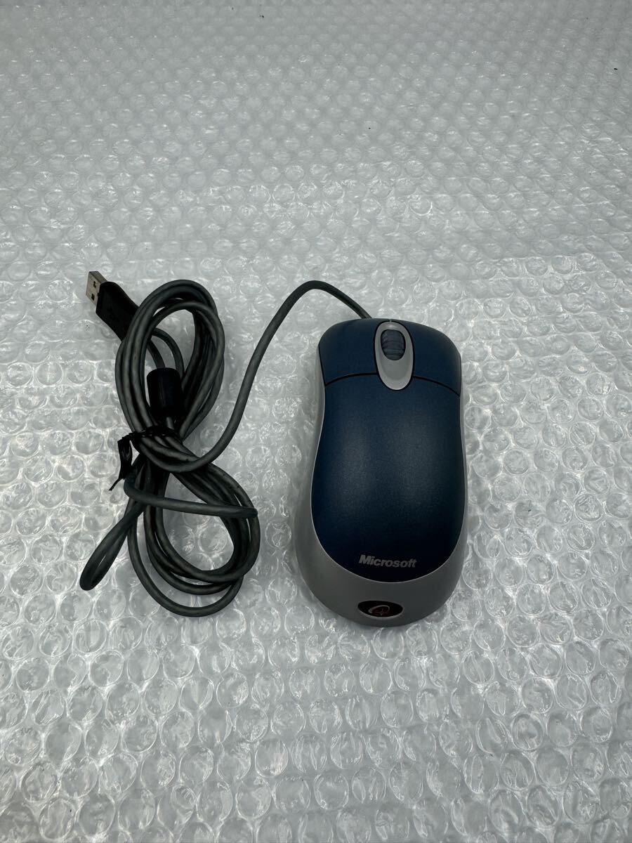 S4417) Microsoft マイクロソフト Optical Mouse Blue拍卖