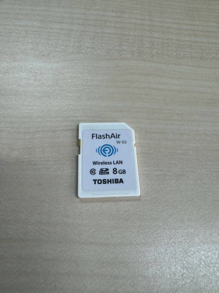 【動作OK】東芝 FlashAir W-03 8GB / SDHC SDカード / Class10 / Wi-Fi 無線LAN 初期化済 拍卖
