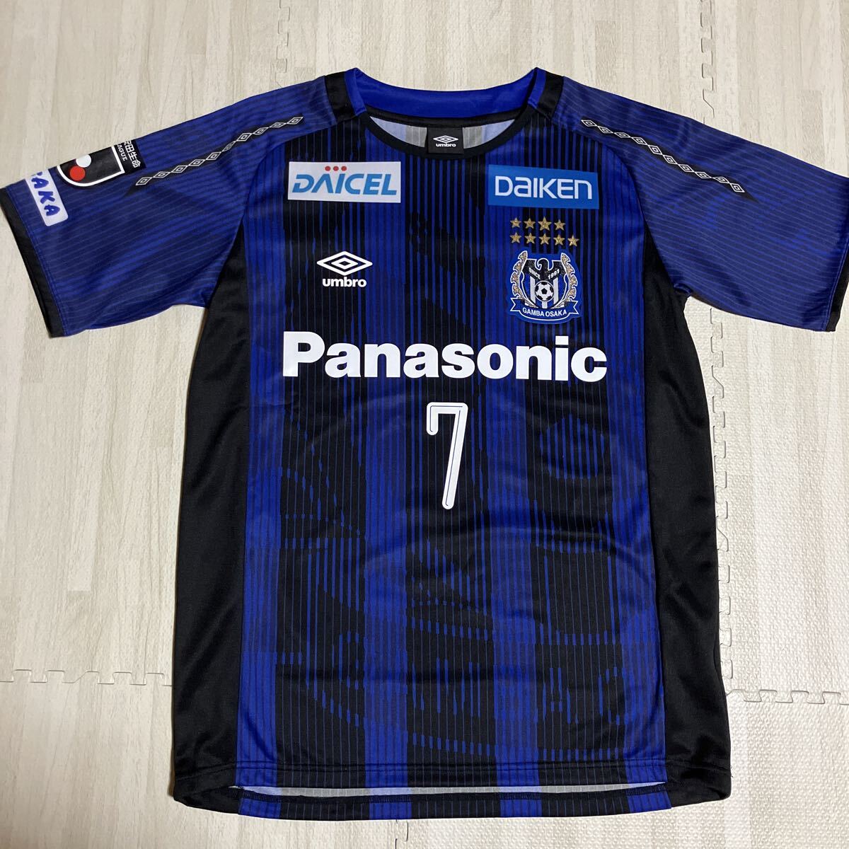 正規品 2019 ガンバ大阪 ユニフォーム アンブロ 遠藤保仁 M-Lサイズ拍卖