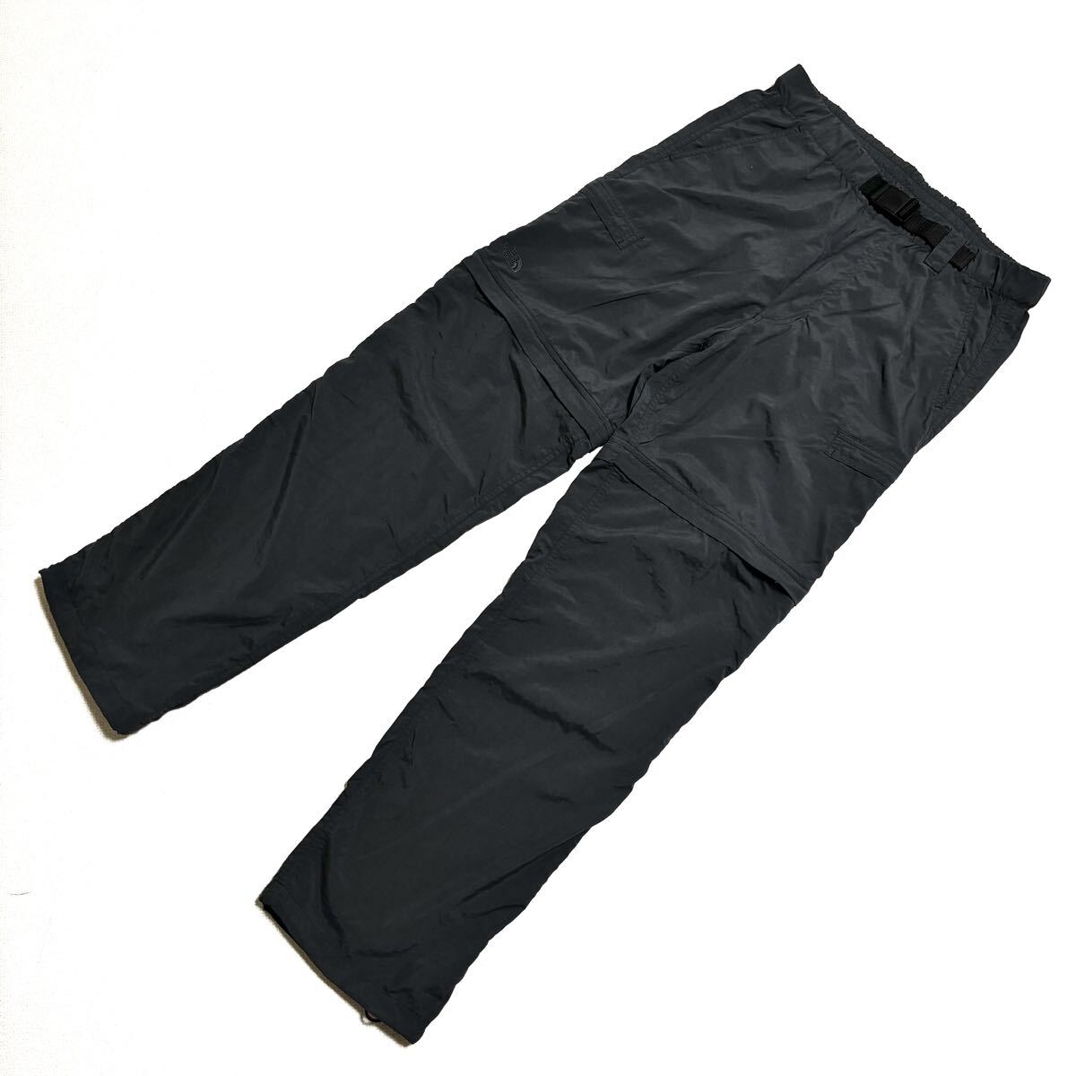 【美品】THE NORTH FACE ノースフェイス NT52877 クライミングカーゴパンツ メリディアンコンバーチブルパンツ アウトドア グレー メンズ S拍卖