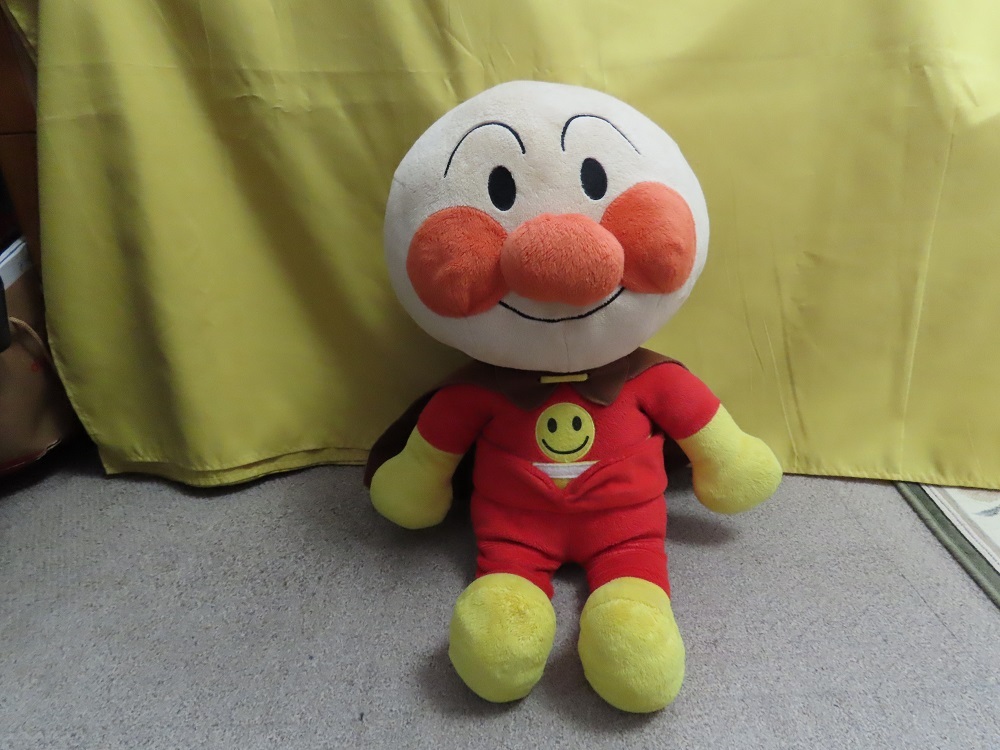 【中古】アンパンマンぬいぐるみ(身長50㎝)拍卖