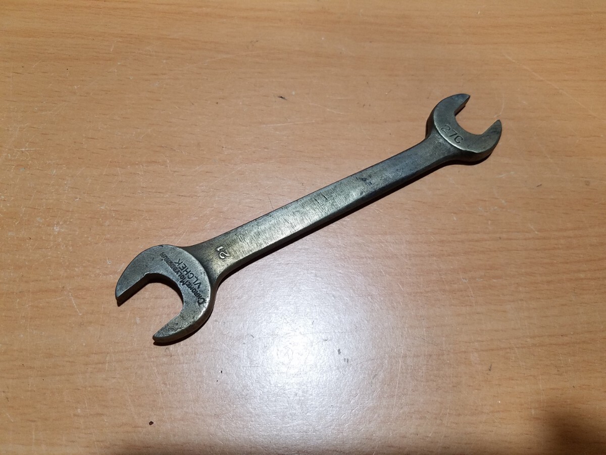 275-10 VLCHEK TOOLS 9/16-11/16 スパナ U.S.A. Vintage 27C 両口スパナ open end wrench拍卖