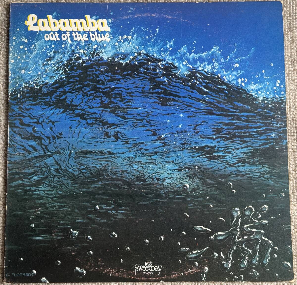 激レア(希少入手難)!!!鋭角系Groovy&ミディアムフローで沸かす最高Funky-AOR必聴盤!!!【試聴!!!】Labamba『Out Of The Blue』LP拍卖