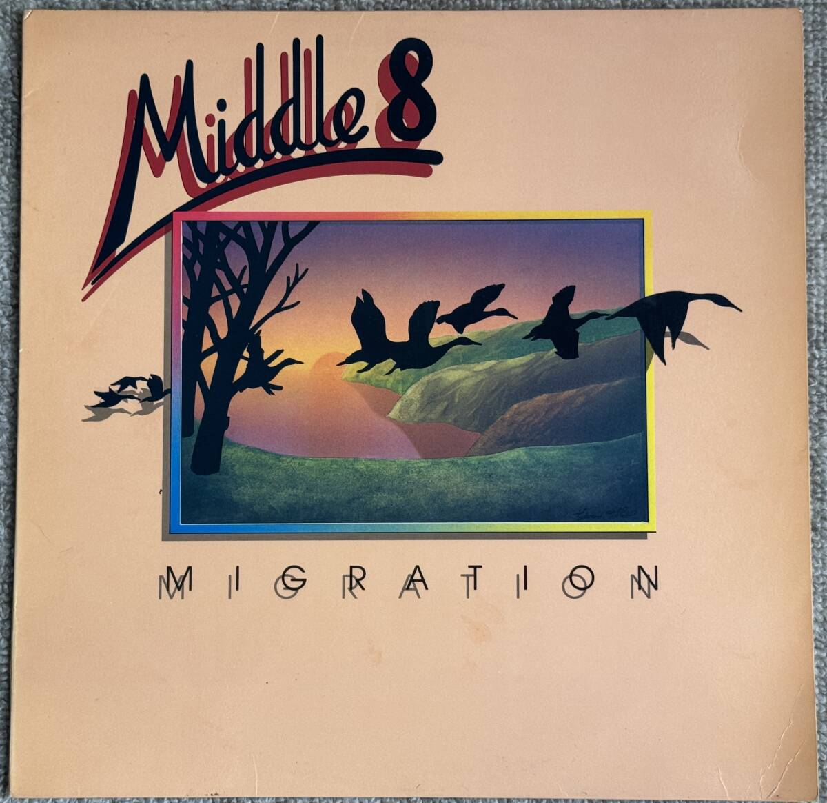 激レア(希少入手難)!!!Jazz-Rock/パワポ系最強AOR傑作盤!!!【試聴!!!】Middle 8『Migration』LP オルガンバー サバービア拍卖