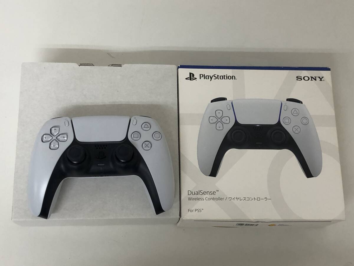 【説明欄必読】SONY PlayStation5 Dual Sense ワイヤレスコントローラー 箱/説明書付き B拍卖