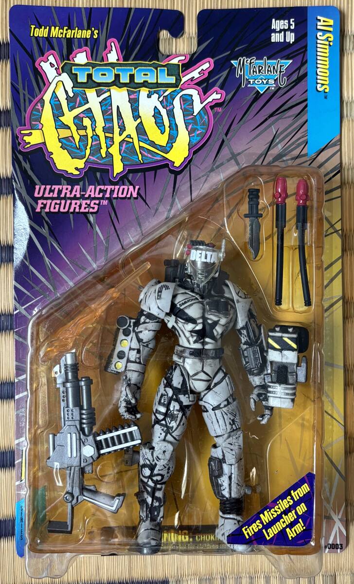TOTAL CHAOSウルトラアクションフィギュア Al Simmons★トータルカオス アル・シモンズ★美品★1996年マクファーレントイズ★SPAWNスポーン拍卖