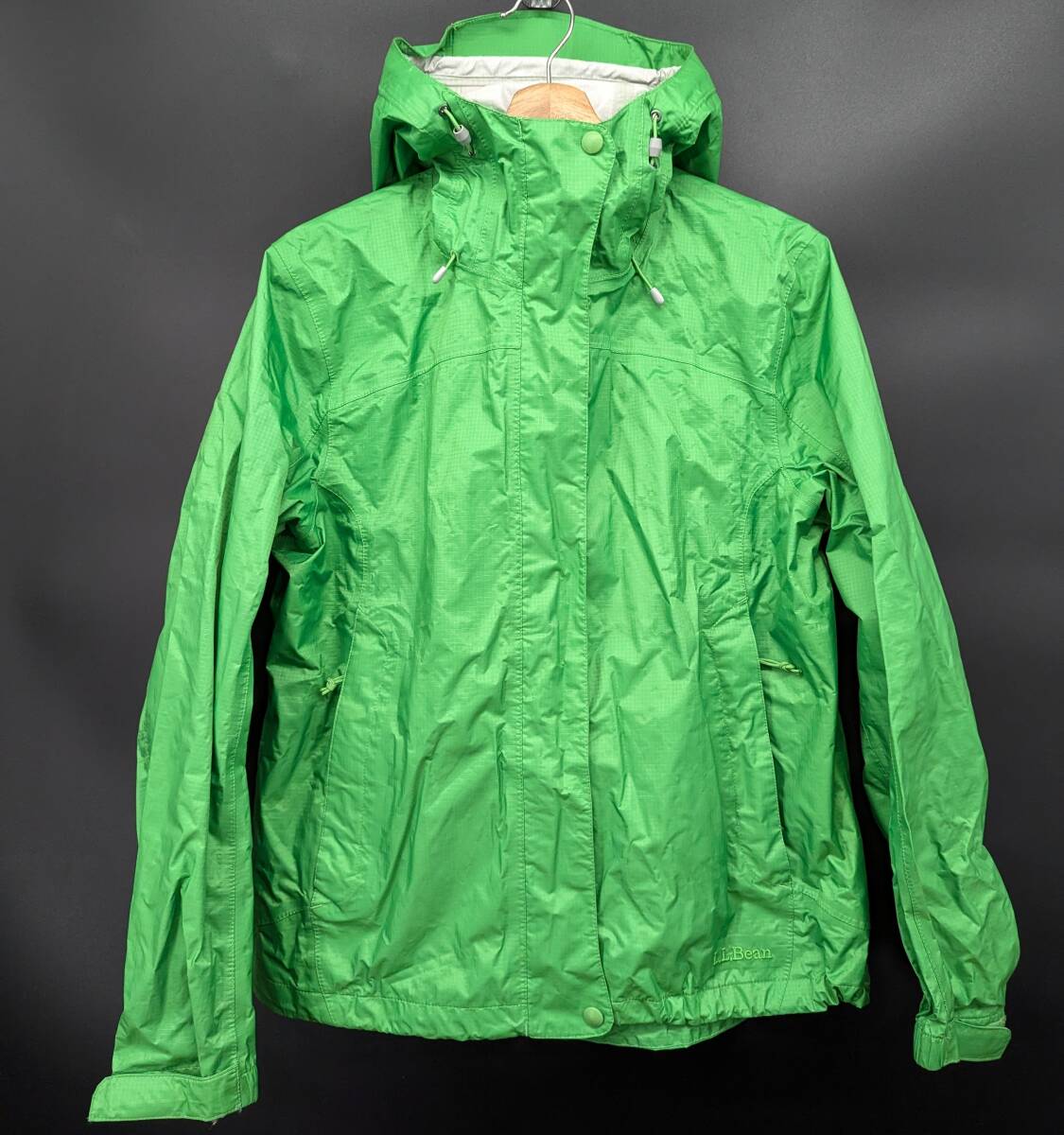 4943S L.L. Bean エルエルビーンRN71341 メンズ トレイルモデル フード付き レインジャケット マウンテンパーカー M PET拍卖