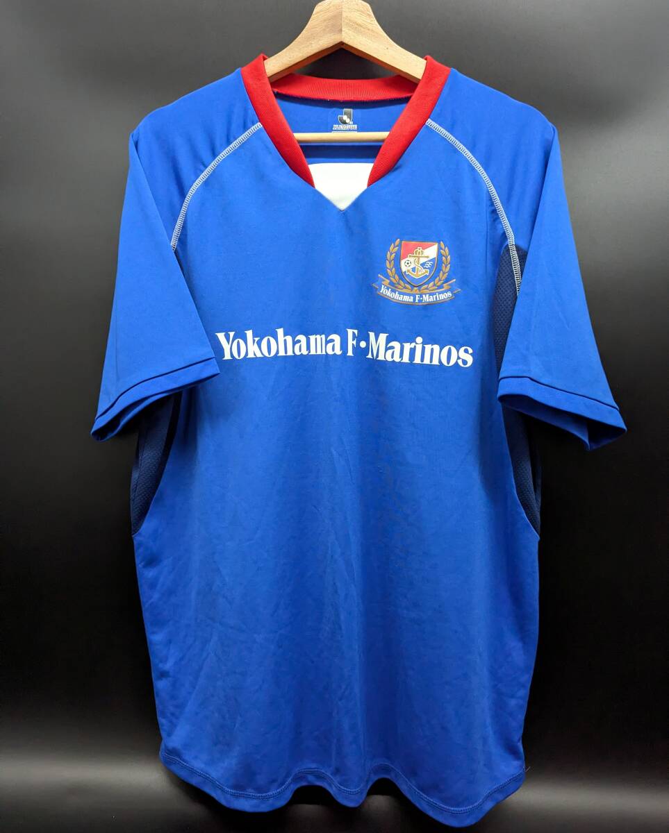 4716C 送料185円♪ Jリーグエンタープライズ 横浜 F マリノス 田中隼磨 7番 ホーム ユニフォーム Tシャツ L拍卖