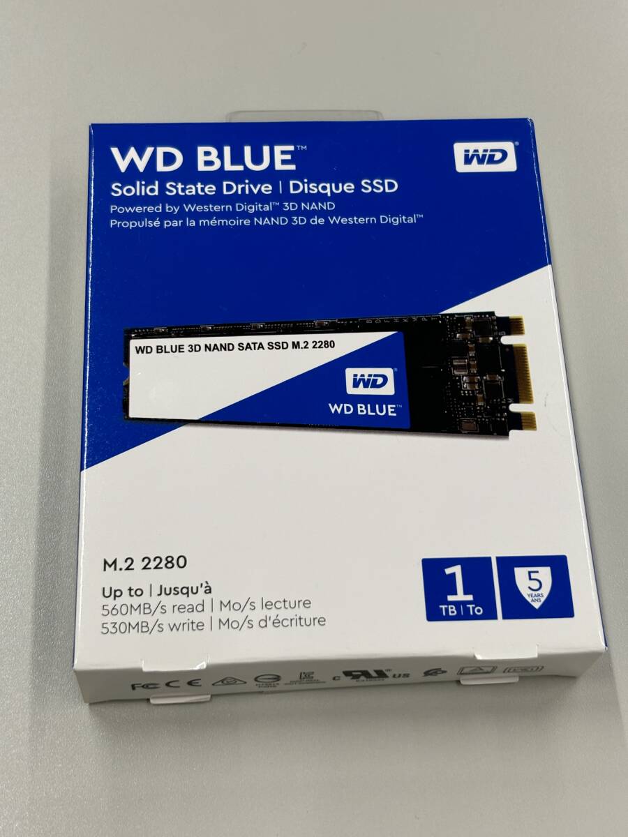 WD Blue 3D NAND SATA SSD M.2 2280拍卖