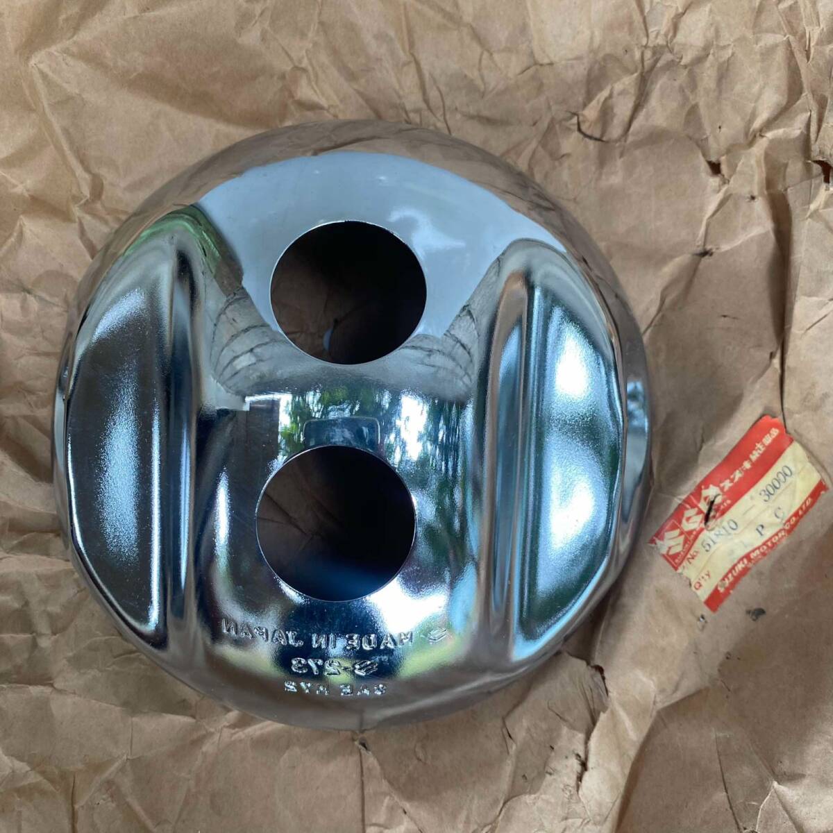 スズキ GT185 GT250 GT380 GT550 GT750 TS250 TS400 T250 T500 TC200 TC250 RV90 ヘッドランプケース未使用純正新品拍卖