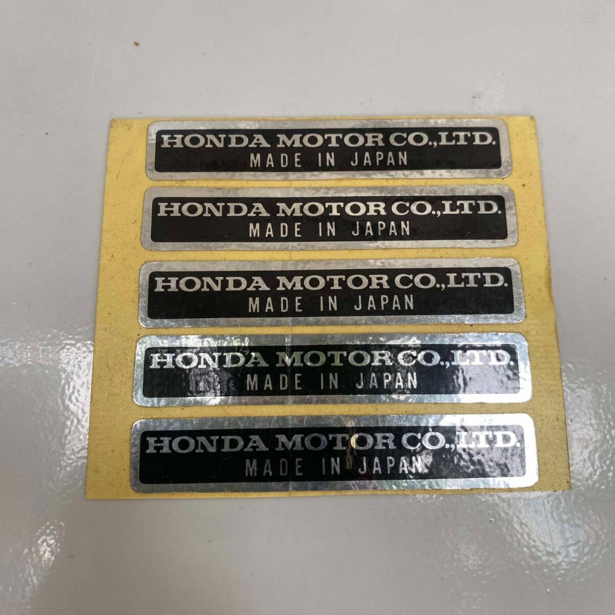 ホンダ C100 C102 C105 C110 C115 C50 C65 C70 C90 CS90 SS50 S65 C92 C95 C72 MADE IN JAPAN ステッカー純正新品 (5枚)拍卖