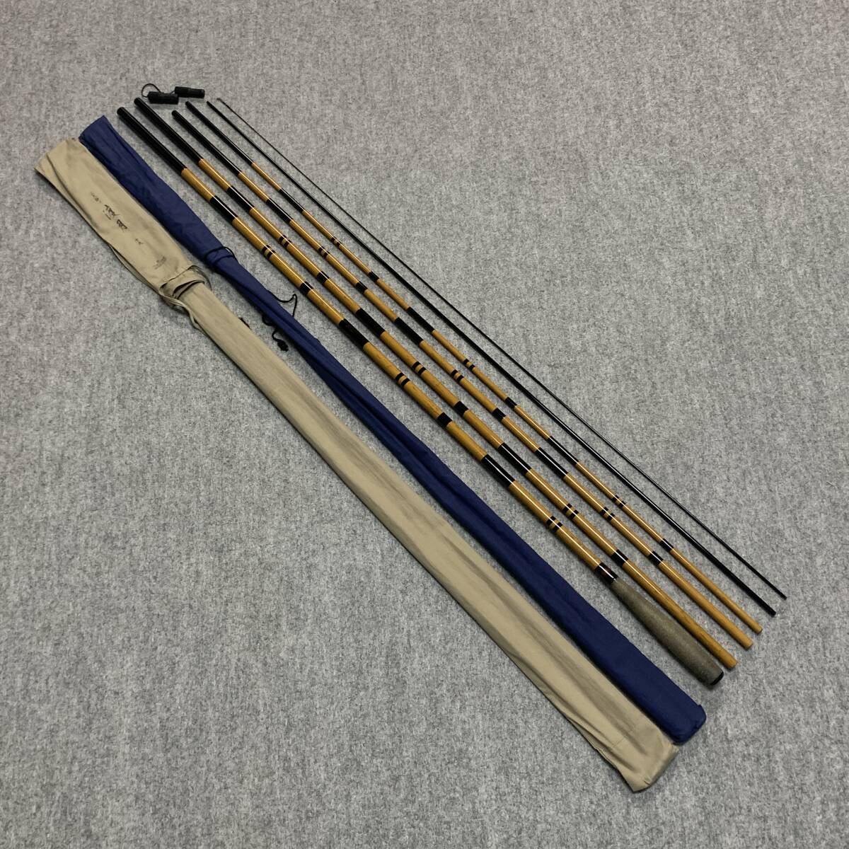 7b2367 ヘラブナ 竿 Daiwa ダイワ 二天粋 渡月 19尺 6本 継ぎ へら竿 へらぶな 釣り 魚 つり具 道具 ロッド フィッシング拍卖