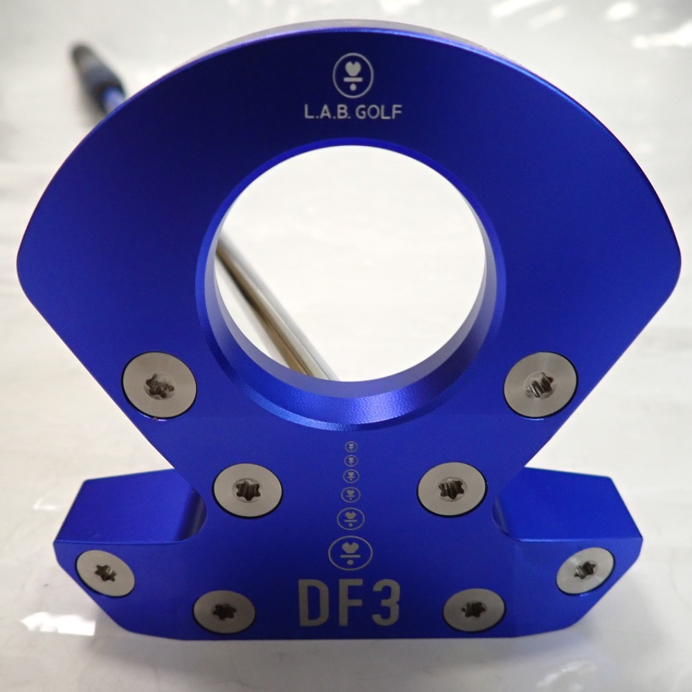 Th655621 L.A.B. Golf ラブゴルフ パター DF3 スチールシャフト STMグリップ ブルー系 超美品・中古拍卖