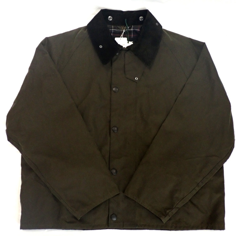 Th633632 バブアー ワックス ショート ジャケット TRANSPORT トランスポート 251MWX1678 サイズ:36 カーキ系 Barbour 未使用拍卖