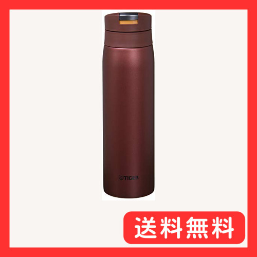 タイガー魔法瓶(TIGER) タイガー 水筒 500ml サハラ マグ ステンレスボトル ワンタッチ 軽量 レッドオーカ拍卖