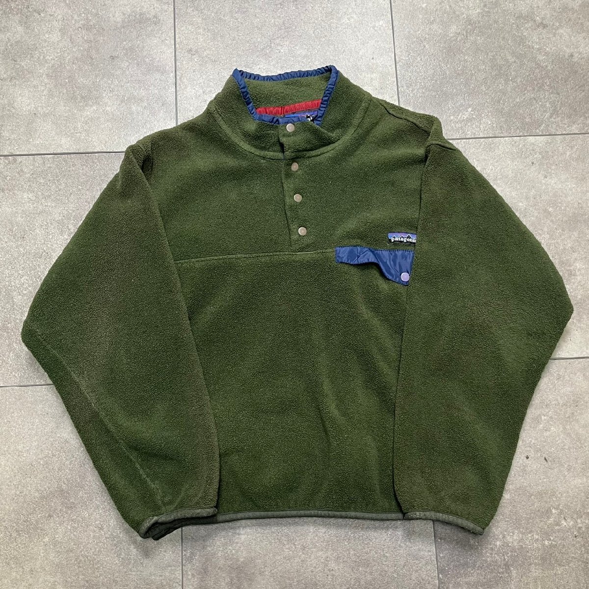 patagonia パタゴニア 25450 スナップT フリース S グリーン / オリーブ拍卖