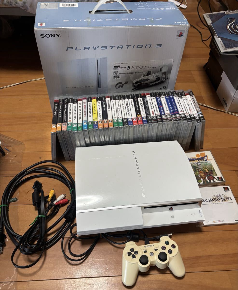 1円スタート! PS3 本体 ソフト大量まとめセット CECHL00 拍卖