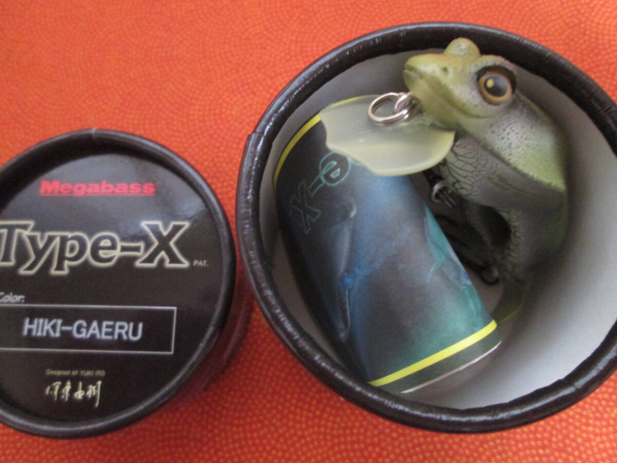 【 新品 】オールドメガバス メガバス タイプX 【 HIKI-GAERU ヒキガエル 】 TYPE-X Megabass拍卖