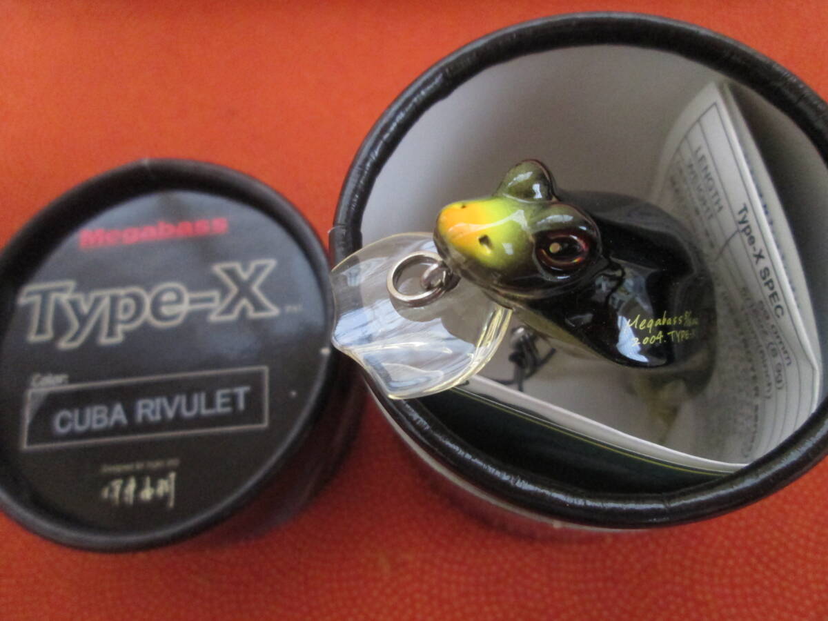 【 新品 】オールドメガバス メガバス タイプX 【 CUBA RIVULET キューバリブレ 】 TYPE-X Megabass拍卖