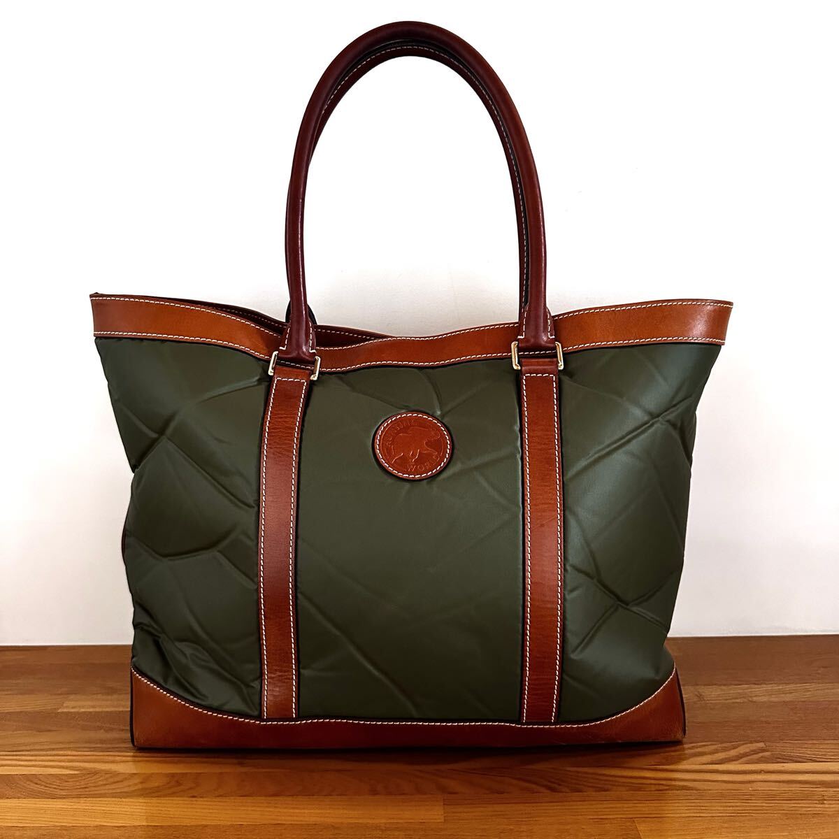 【激レア】ハンティングワールド トート ビンテージ バチュークロス張り替え 希少品 90年代 拍卖