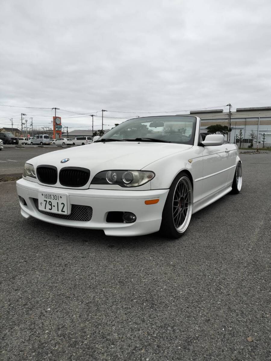 *個人出品*車検26年5月13日迄 2004y e46 330Ci Cabrio 左ハンドル E46 カブリオレ USDM カスタムベース ROTORA MEGAN BBS-LM拍卖