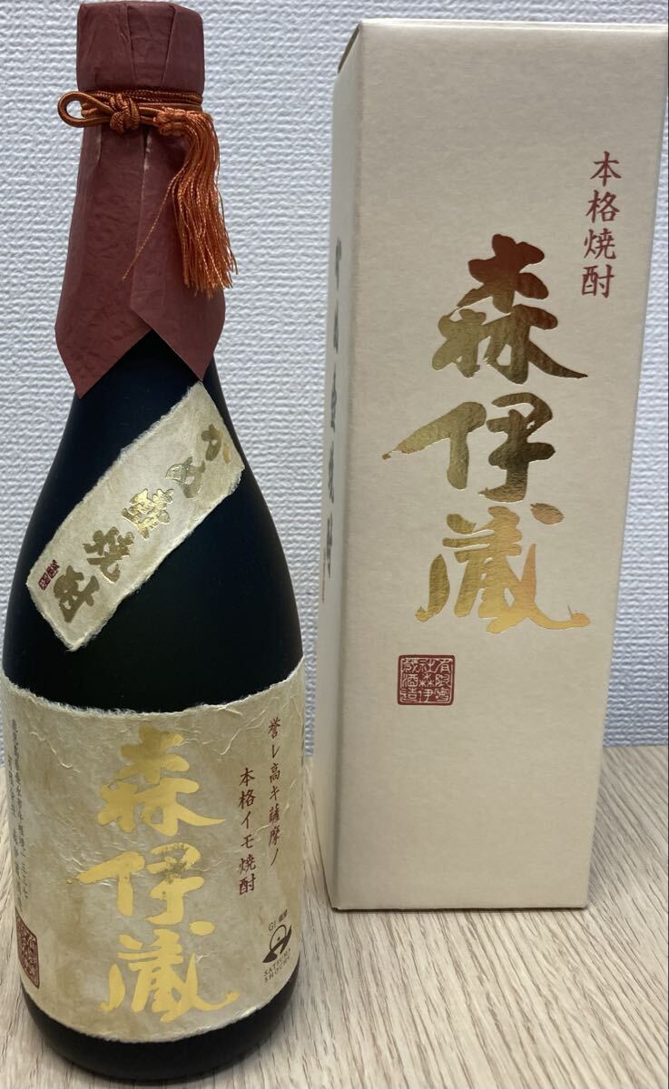 1円〜!森伊蔵 森伊蔵酒造 かめ壺焼酎 焼酎 芋焼酎 720ml アルコール 度数 25% お酒 金ラベル 箱付き 鹿児島 拍卖