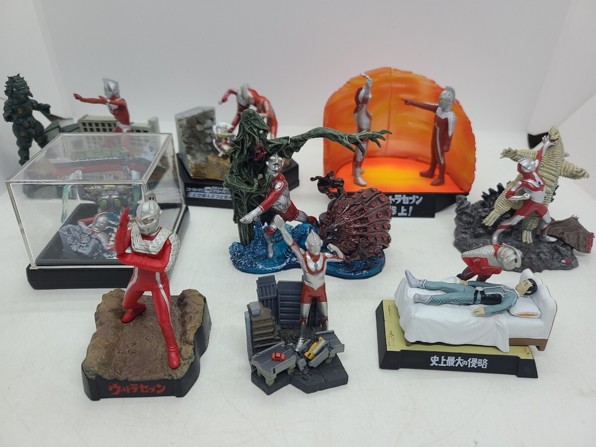 昭和レトロ ウルトラマンソフビ 9種類拍卖